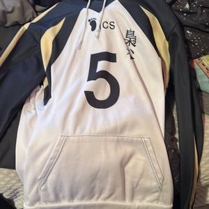 Black and Yellow Anime Hoodie